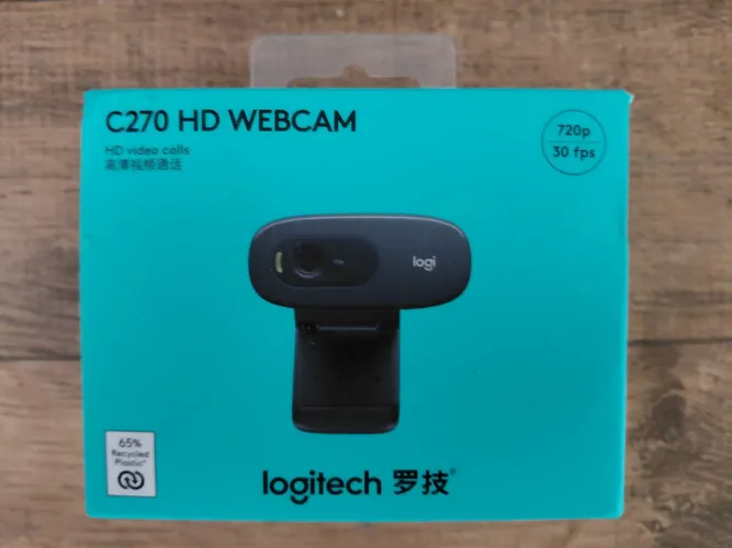 Webcam Logitech C270 HD 720p 30 fps - Novo
