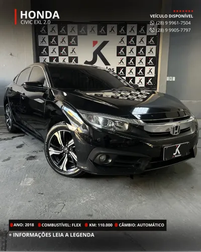Honda Civic Sedan EXL 2.0 Flex 16V Aut.4p 2018