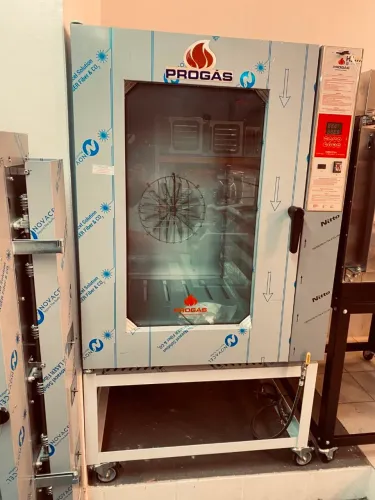 NZ.  Forno turbo elétrico 220v 8 esteiras PROGÁS 