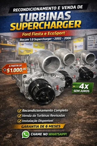 Turbina supercharge do fiesta e ecosport