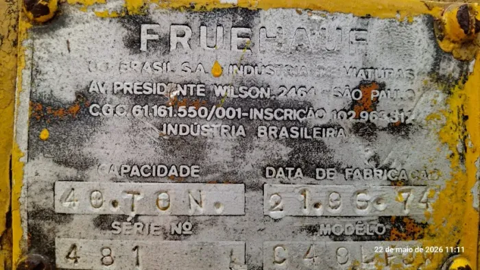 Carreta Prancha Reta 3 eixos FNV  40 ton