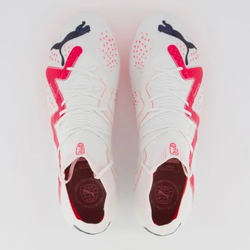 Puma Future Ultimate FG/AG Campo Branca e Rosa