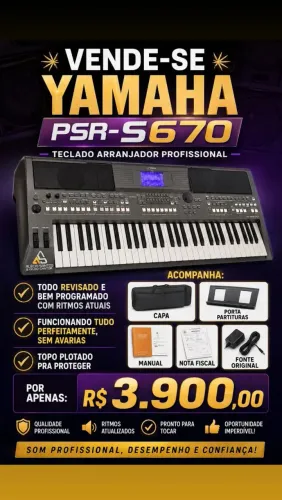 Teclado yamaha s670