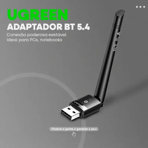 Adaptador Bluetooth 5.4 Ugreen | Plug and Play | 20dBm -Entrega Grátis-
