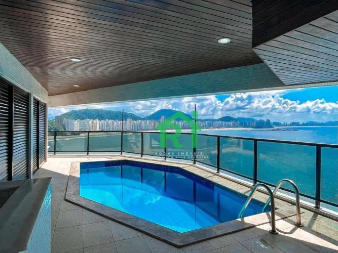 Apartamento frente mar com 4 quartos (4 suítes), 3 vagas e lazer à venda em Jardim Astúria