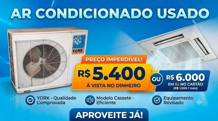 Ar condicionado 60000 Cassete K7 