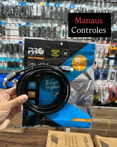 Cabo Hdmi 5 metros 3D versão 2.0