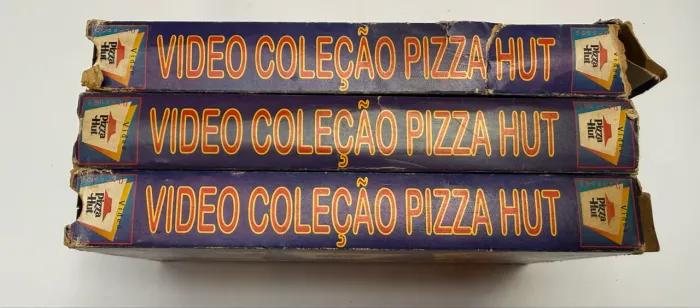 3 VHS - Coleção Pizza Hut nos 90/2000