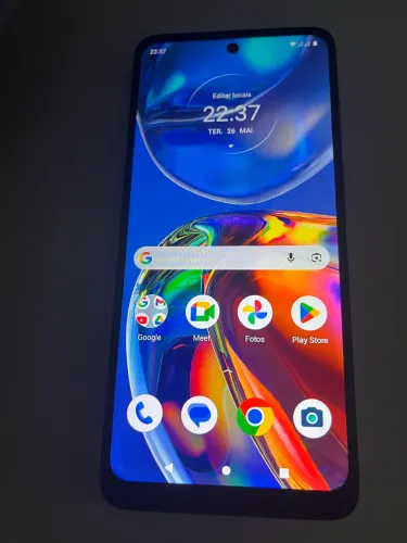 Moto E32 azul