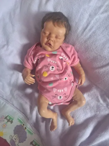 Bebe reborn menina molde twin B pronta entrega