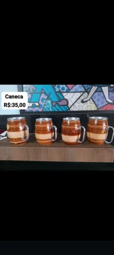 Vendo produtos Artesanal como Molheira, taça, caneca