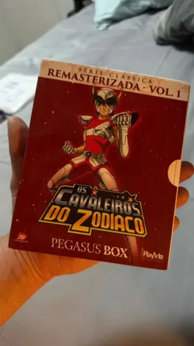 Cavaleiros do Zodíaco - Pegasus Box Blu-ray - Playarte - Completo + Livreto - RARO