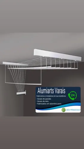 Varal de estender roupa para apartamento