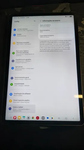 Tablet Samsung S9 FE+ 128gb, wifi seminovo