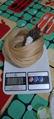 Mega hair loiro 50 cm