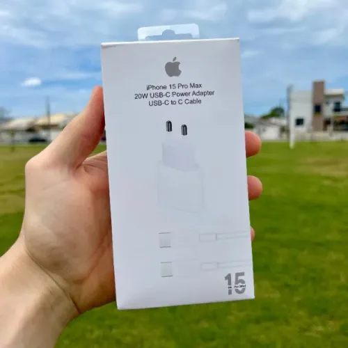 Carregador de iPhone Turbo USB-C - PRONTA ENTREGA