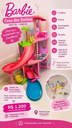 ? CASA DOS SONHOS DA BARBIE À VENDA! ?