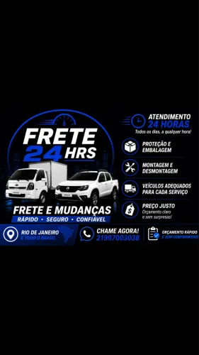 FRETE E MUDANÇAS 24 HORAS