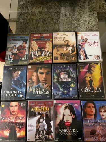 Lote de filmes em DVD