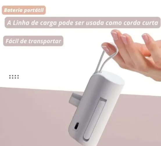 Carregador portátil 2 em 1