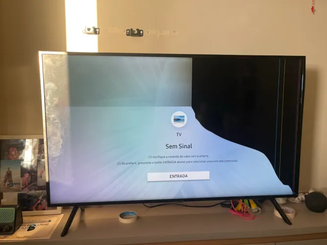 TV 43 polegadas Samsung ( Display queimado ) 