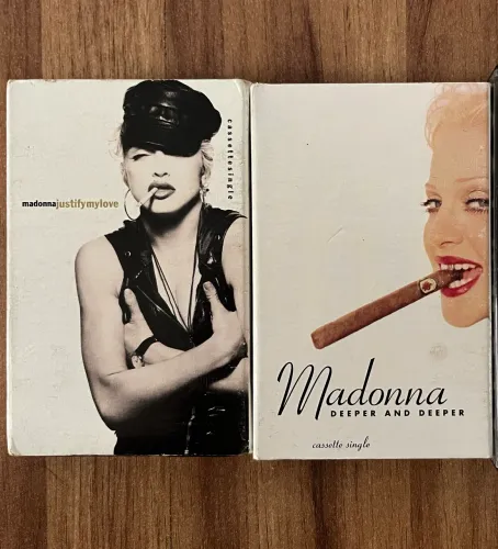 Madonna Kit 2 Fitas Deeper And Deeper e Justfy My Love
