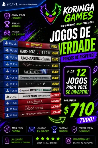Combo de 12 jogos