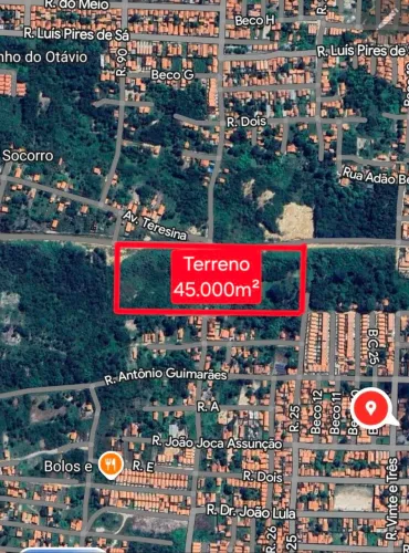 Vendo Terreno com 45.000m² na Av. Teresina em Timon-MA