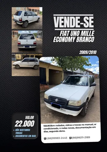 Fiat Uno Mille Celeb/celeb.econ 1.0 F.flex 4P 2010