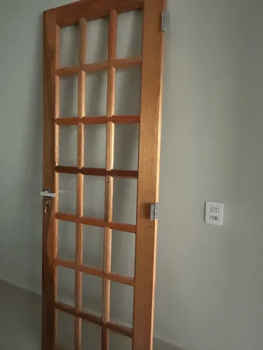 Folha porta madeira maciça NOVA 210x72cm