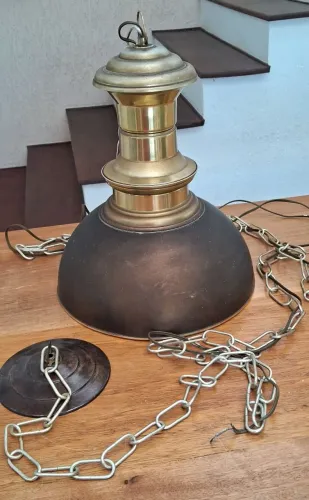 Luminária rustica