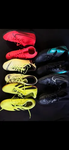 Chuteiras Nike adidas 
