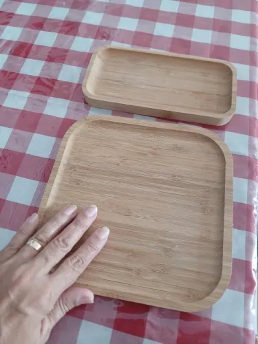 2 Bandejas bambu