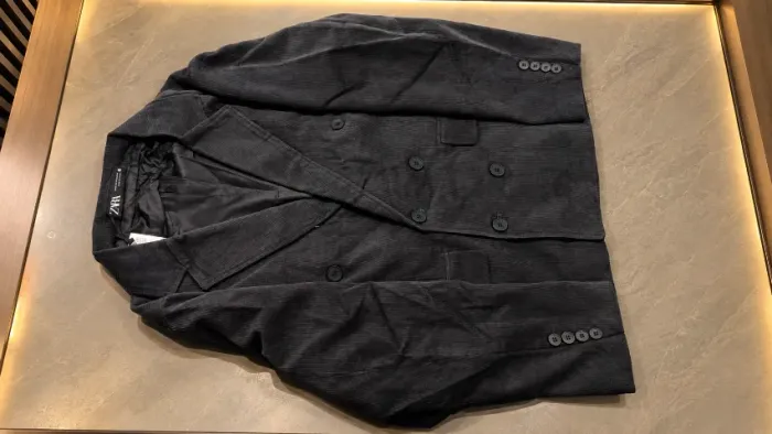 blazer zara masculino veludo cotelê