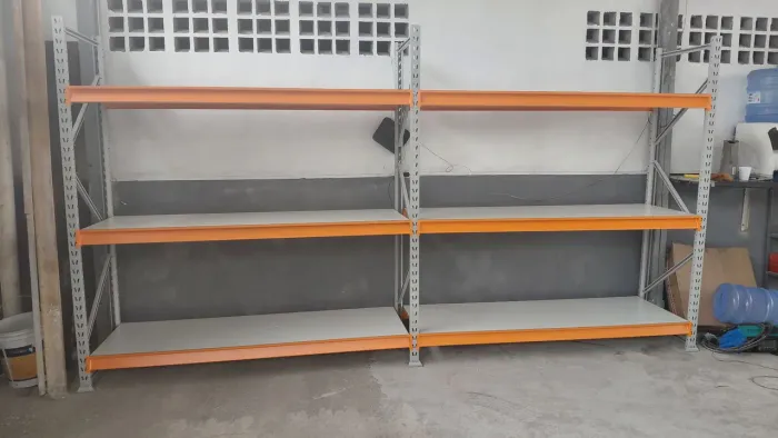 Mini porta paletes, em aço