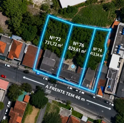 Terreno à venda no Bairro Garcia em Salvador - 1.974,87m² - 3 lotes unificados!!!