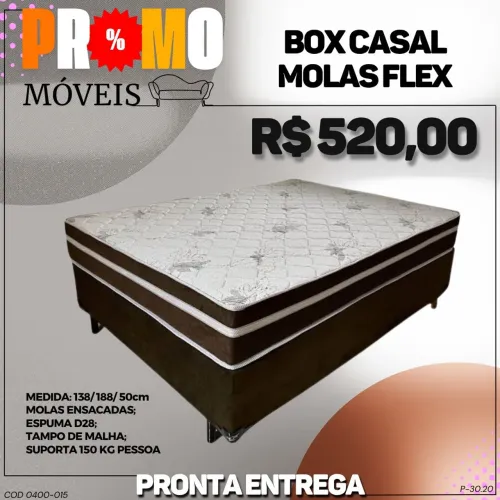 Cama Casal Molas Flex