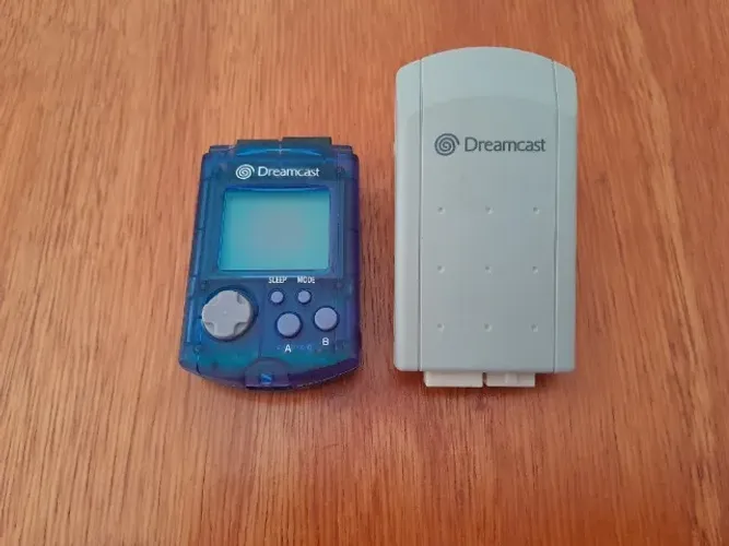 Vmu e Jump Pack originais para Dreamcast