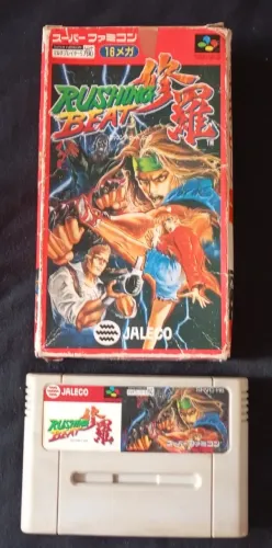 Cartucho Super Nintendo Rushing Beat Paralelo Chipado