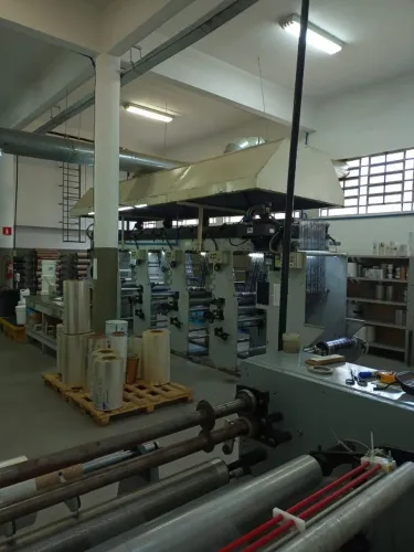 Máquina de Rotogravura 4 Cores Industrial