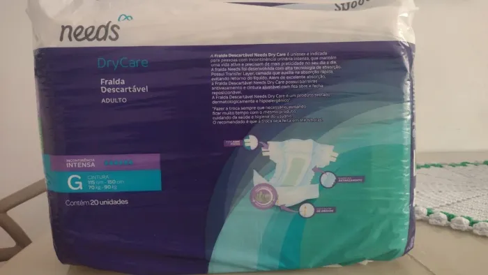 Fraldas geriátrica Needs DryCare intense