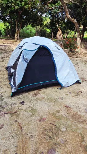 Barraca de Camping Quechua MH100 3 Pessoas + colchão inflável 