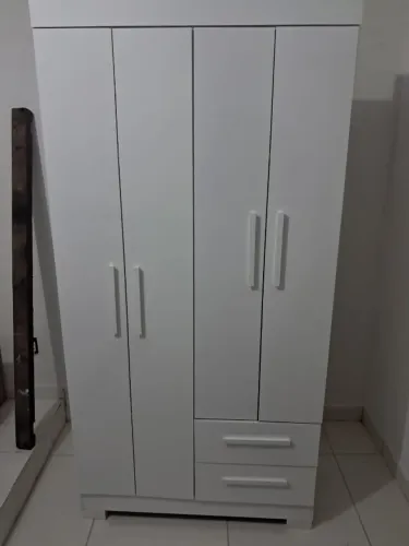 Guarda roupa Novo MDF branco