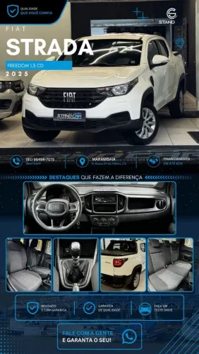 Fiat Strada Freedom 1.3 Flex 8V CD 2025