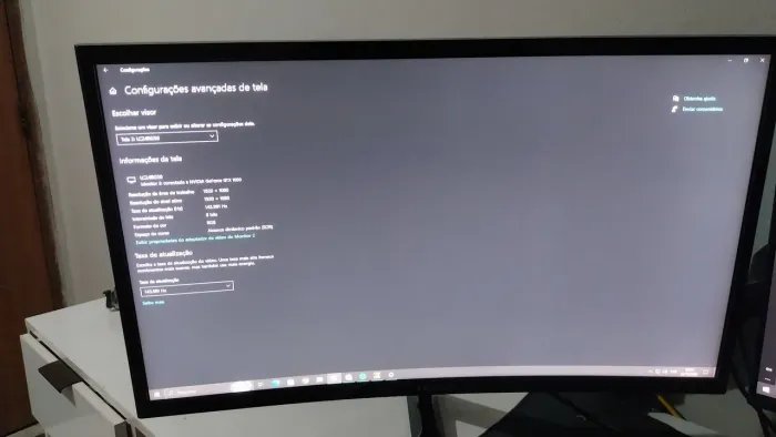 Monitor Gamer Curvo Samsung Odyssey 24" 144Hz Full HD (LC24RG50)