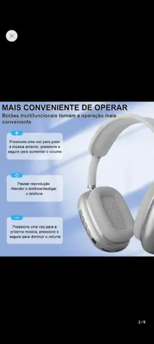 Fone de ouvido sem fio