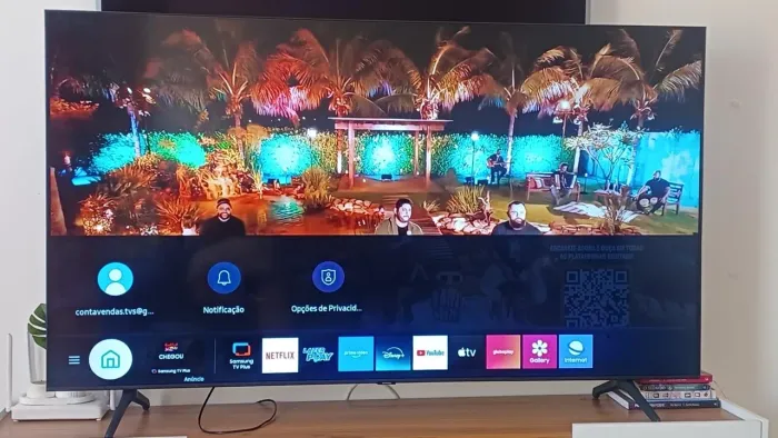 Tv smart 4k Xbox integrado 50 polegadas detalhe imperceptível