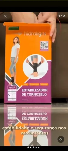 Estabilizador de tornozelo com Tala