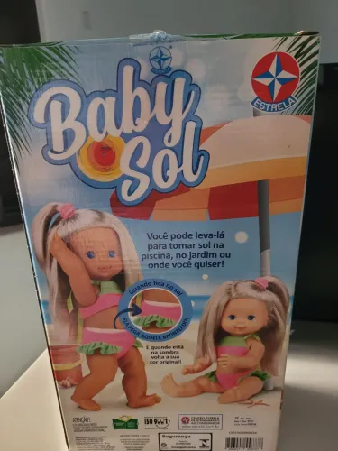 Boneca Baby Sol Estrela Relançamento