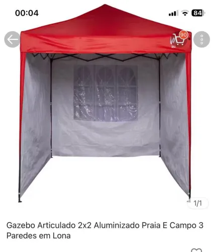 Barraca para praia ou venda de lanches nova